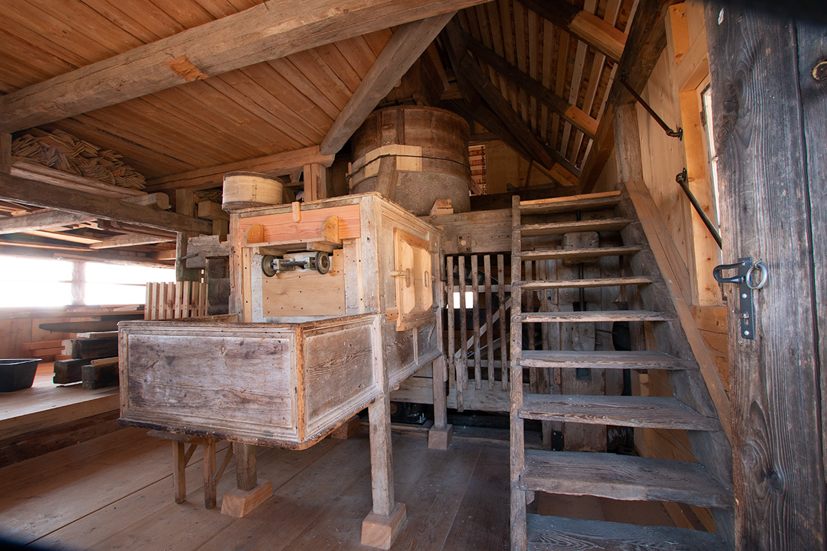 Die restaurierte Mühle 2015